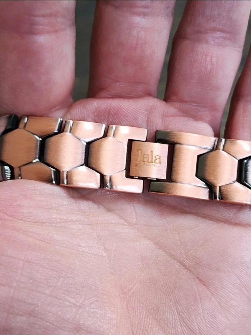 Genuine JalaStudios Pure Copper Magnetic Bracelet 51 Magnets Heavyweight 18mm
